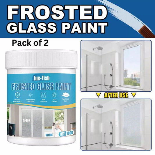 Froasted Matt Effect Glass Paint (Pack of 2)