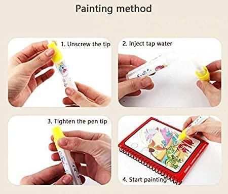 Magic Water Painting Book for Kids (2-5 years) (Reusable)