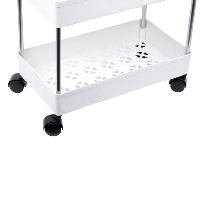 Storage Organizer Slim Rack Shelf (With Wheels)