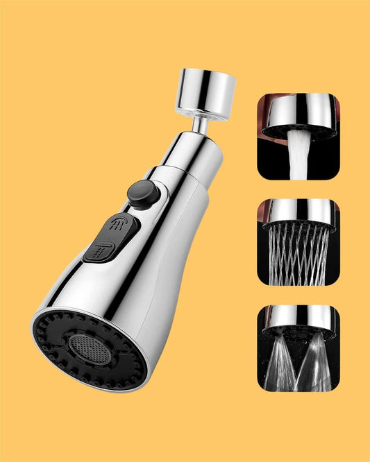 Pull Down Sink Sprayer Attachment (3 Modes) (Kitchen Faucet) (Anti -Splash 360° Rotatable)