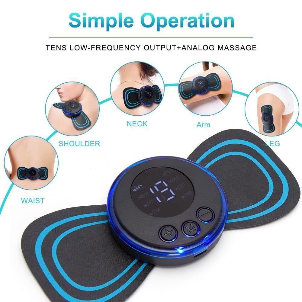 Pain Relief Mini Body Massager (Rechargeable) (Electric Massager) (for Men and Women)