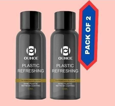 OUHOE Car Plastic Revitalizing Coating Agent (Shine Restorer) (Pack Of 2)