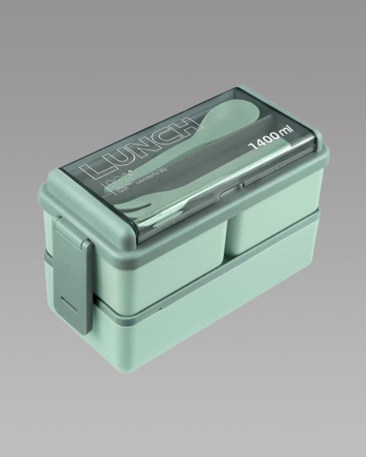 2-Layered Lunch Box (With 3 Compartment)