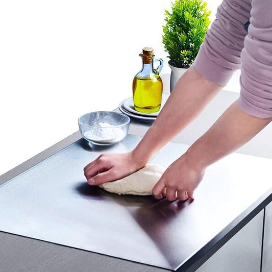 Stainless Steel Chopping Board (Rust Proof) (Round Edge)