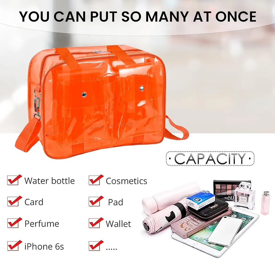 2 Pockets Jelly Bag (3 color options)